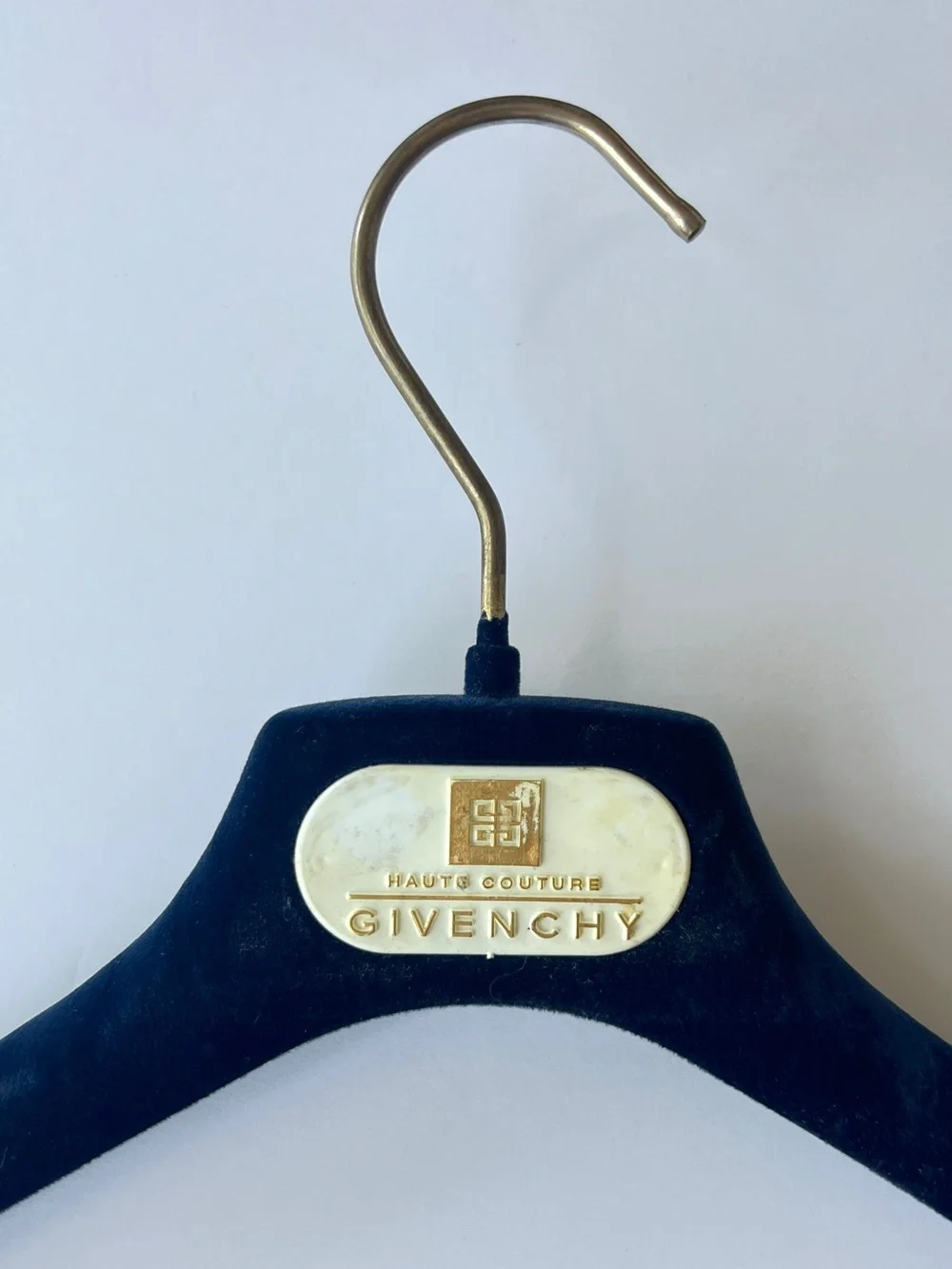 Vintage Givenchy Haute Couture Velvet Hanger 90s Fashion Show